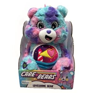Care Bears Loveshine Bear Plush - Pink and Blue